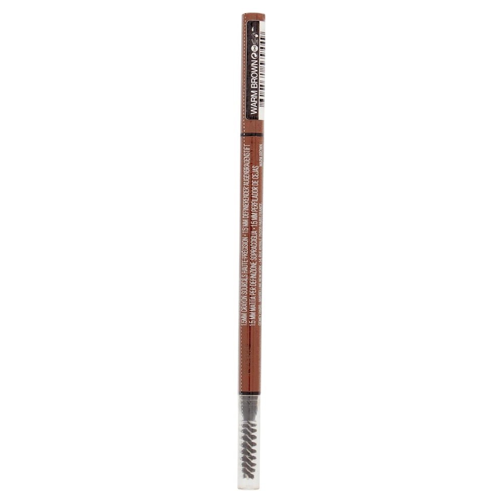 Maybelline New York Matita Sopracciglia Brow Ultra Slim, 003 Warm Brown